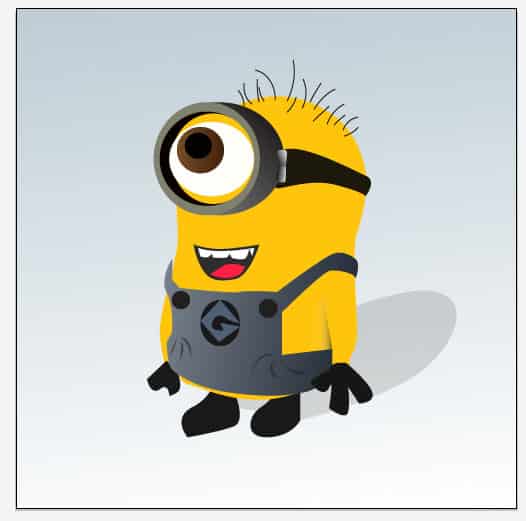 Design a Despicable Me 'Minion' in Illustrator Design Bump