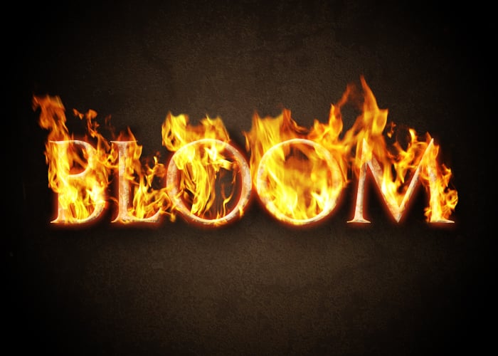 Create a Blazing Fire Text Effect in Photoshop -Design Bump