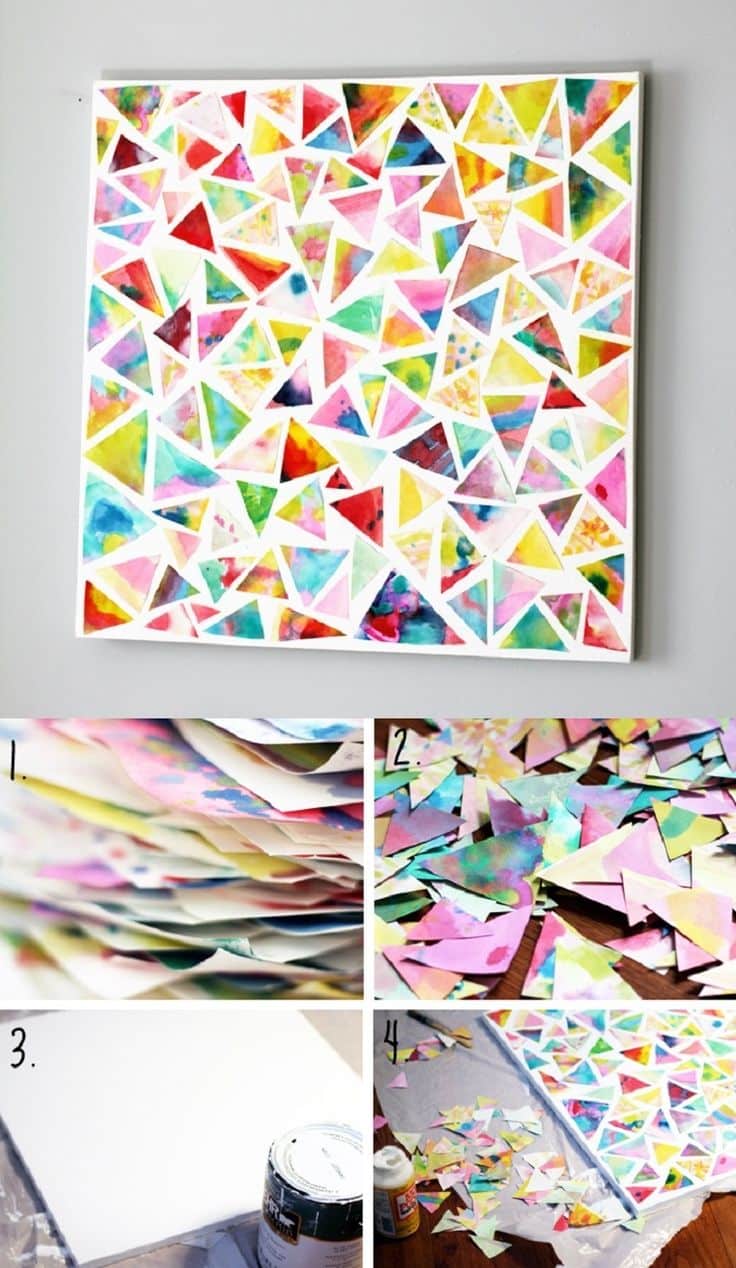 100 Fun And Creative DIY Wall Art Ideas DesignBump