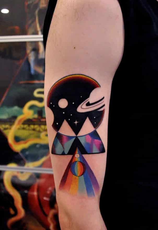 45 Space Tattoo Ideas For Astronomy Lovers -DesignBump