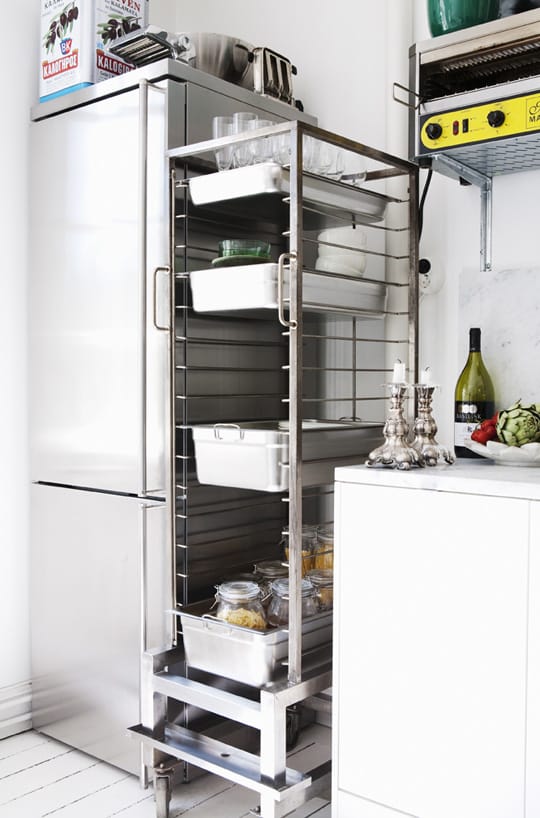 If you&#39;re willing to invest in a restaurant-style dish rack, it makes for great extra storage.