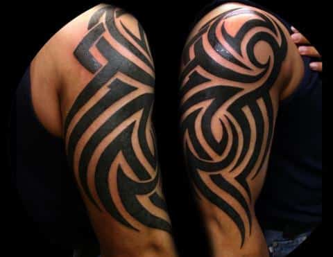 28 Insanely Cool Tribal Tattoos for Men -Design Bump