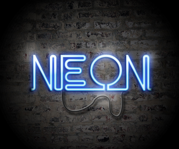 Easy Neon Text Effect in Photoshop Tutorial -DesignBump