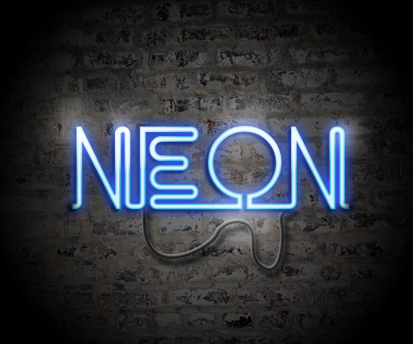 neon text style photoshop free