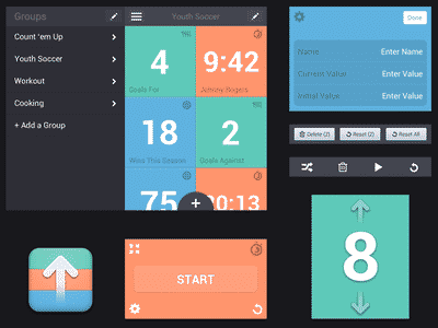 33+ Examples of Flat UI Design for Inspiration -DesignBump