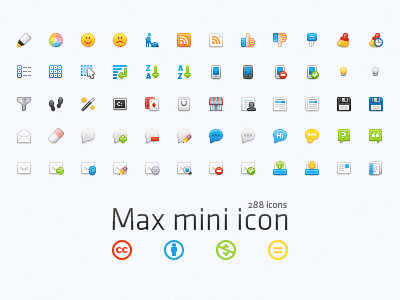 28+ Useful Free Mini Icon Sets -DesignBump