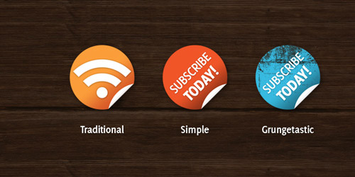 46 Buttons Badges PSD Tutorials Freebies -DesignBump