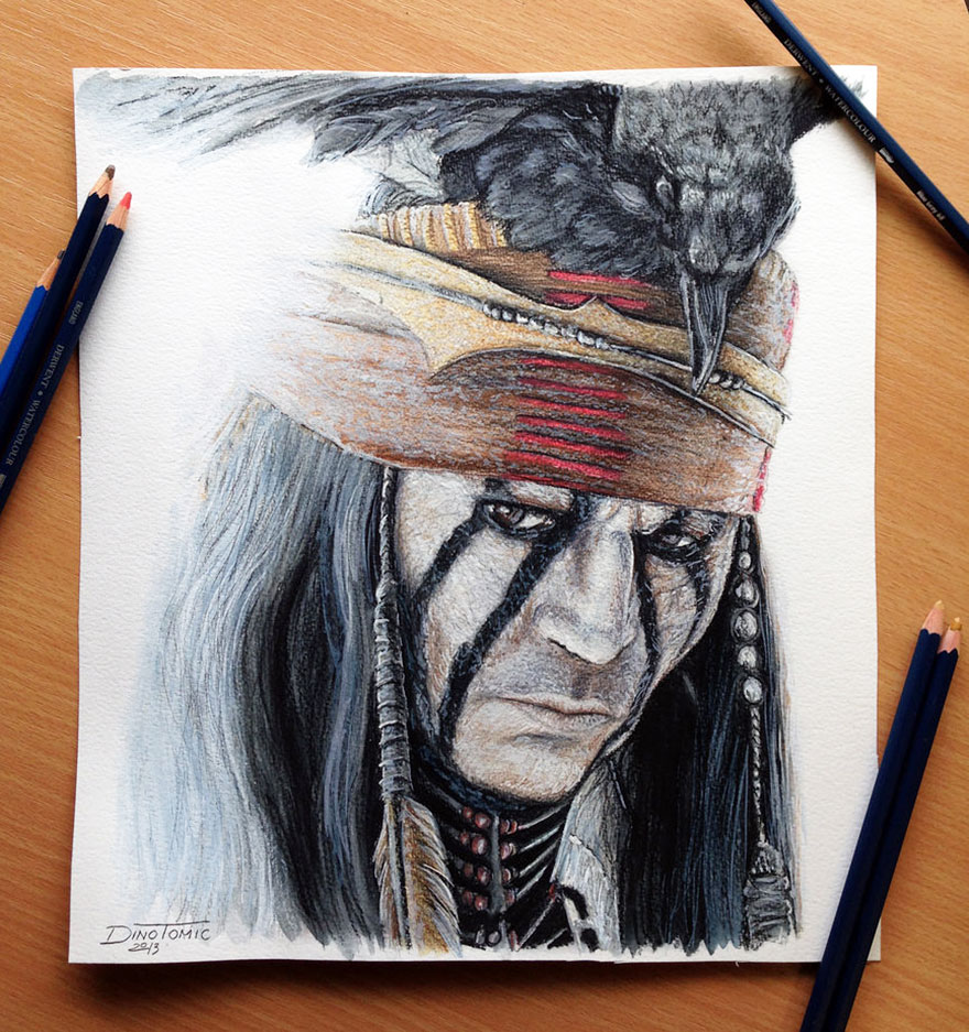 17 Expressive Pencil Drawings By Dino Tomic -DesignBump