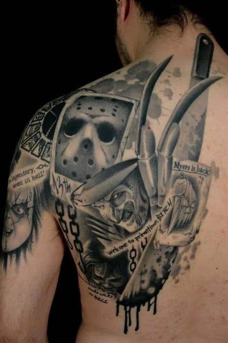 Awesome And Creepy Halloween Tattoos DesignBump