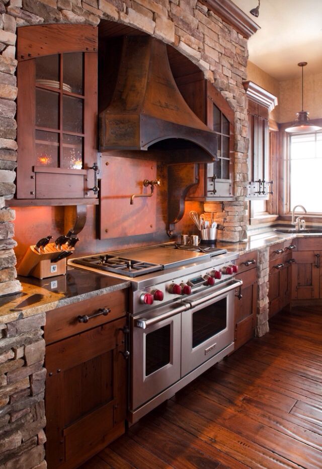 40 Rustic Kitchen Designs to Bring Country Life -DesignBump