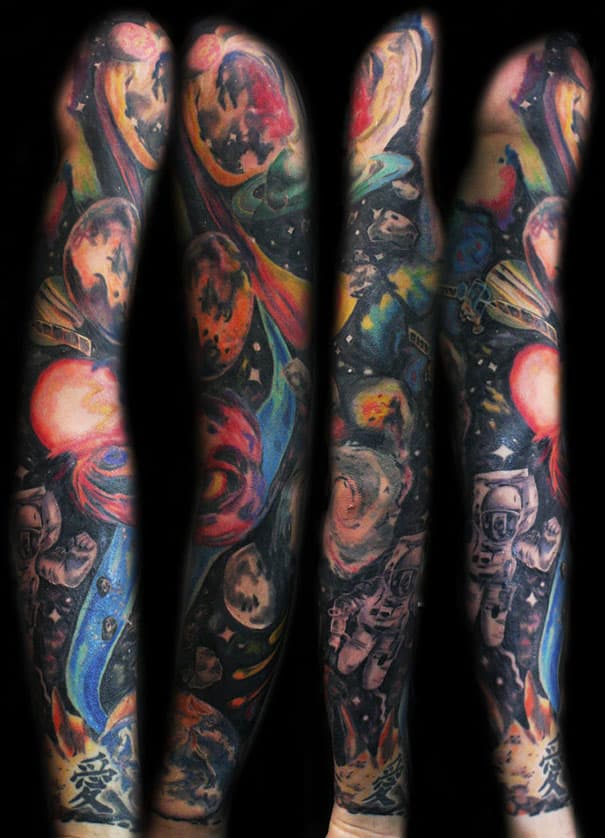 45 Space Tattoo Ideas For Astronomy Lovers DesignBump