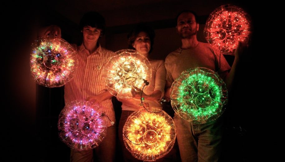 How To Make DIY Colorful Sparkle Ball Light for Christmas 