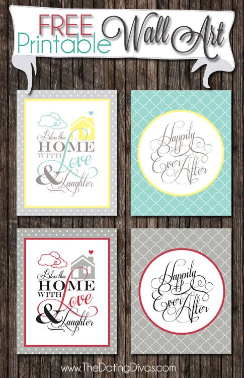 34 Free Wall Art Printables To Hang In Your Home DesignBump
