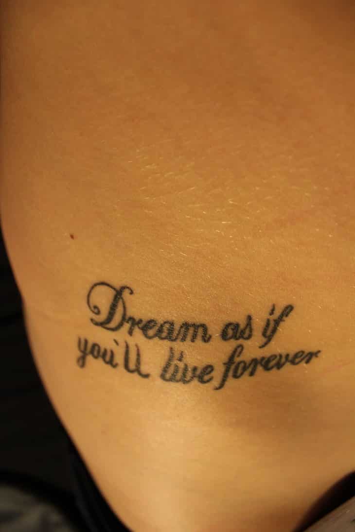 50 Crazily Cool Tattoo Quotes -DesignBump