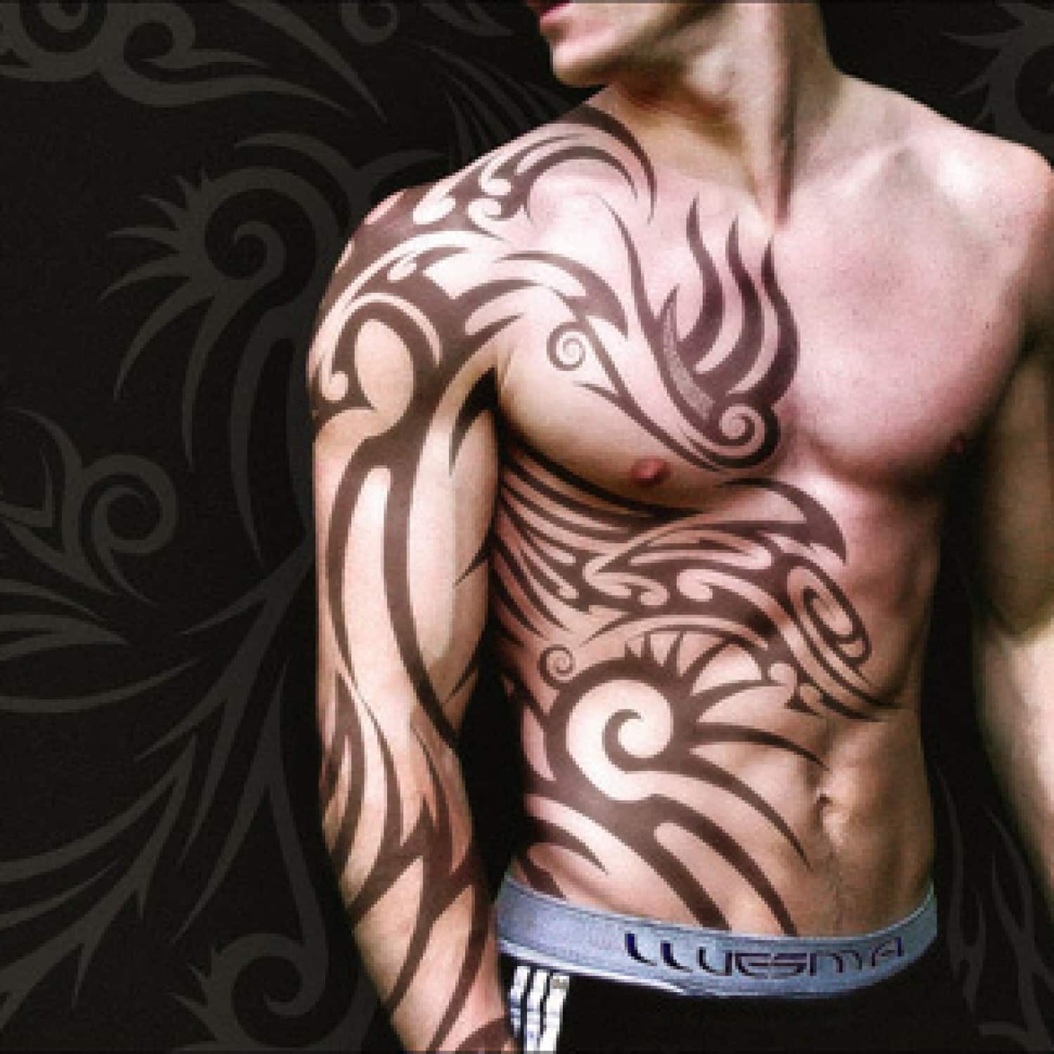 28 Insanely Cool Tribal Tattoos for Men -DesignBump