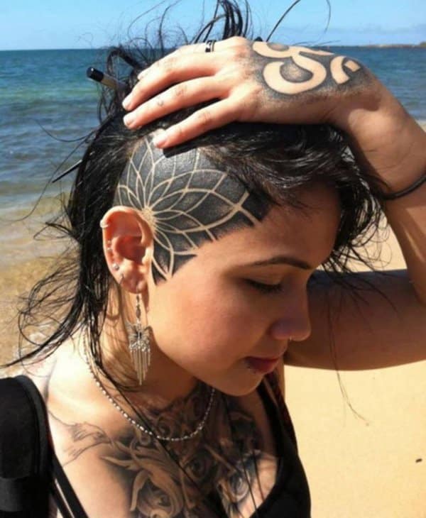 Side Of Head Designs Basar Tbcct Co