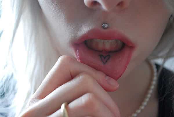 25 Crazily Cool Lip Tattoos -DesignBump