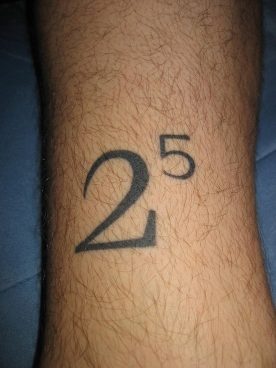 55 Amazing Math Tattoos and Science Tattoos, Maths Tats - DesignBump